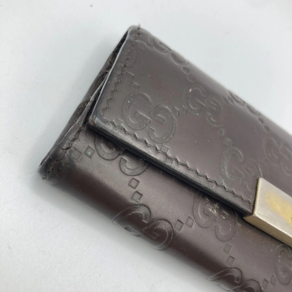 🔹️GUCCI🔹️  Key case holder GG Cow Leather  Guccissima Brown ✨️ - Picture 4 of 16